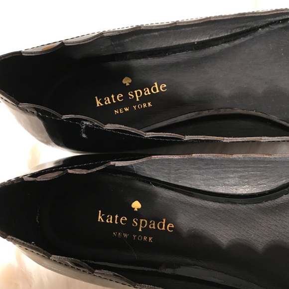 NEW Kate Spade Eleni Flex Scalloped Ballerina Flat - Picture 8 of 8